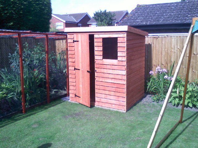 weatherboard apex and pent sheds