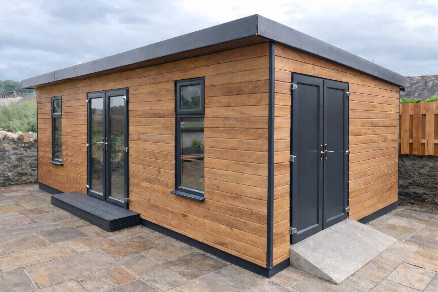 Workshop CNC machining garden room panels