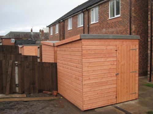 pent sheds