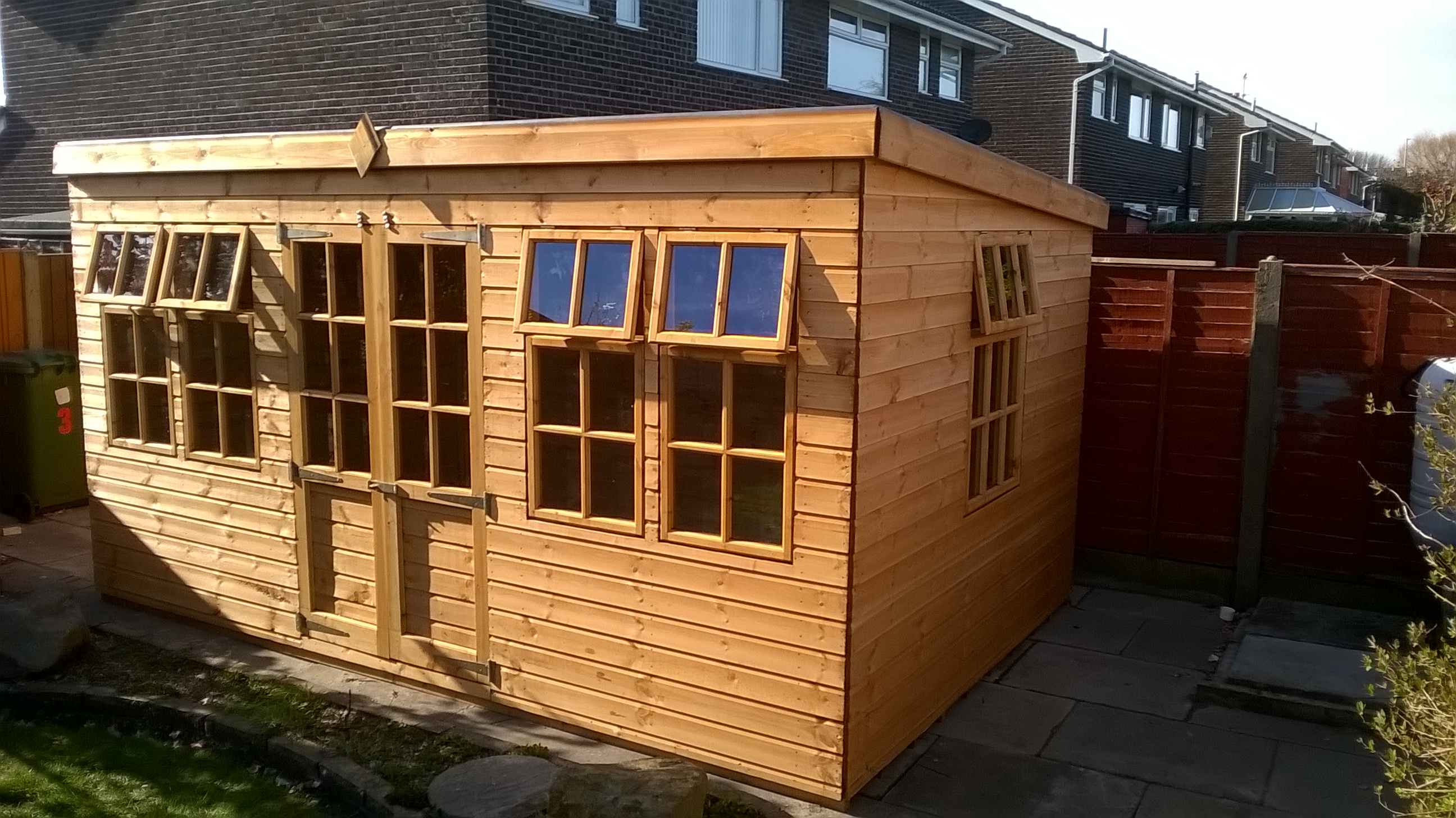 georgian pent summerhouse