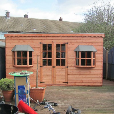 bay window cabin