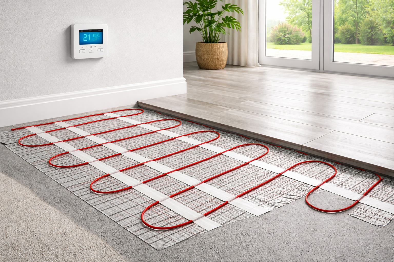 Electric underfloor heating