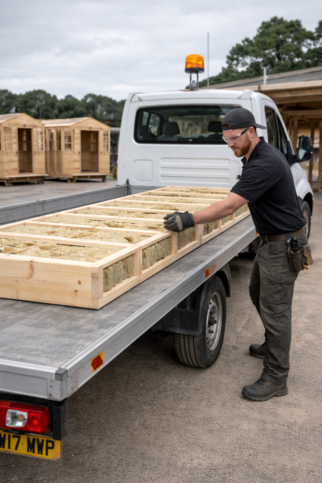 Getting ready for delivery and loading preparation